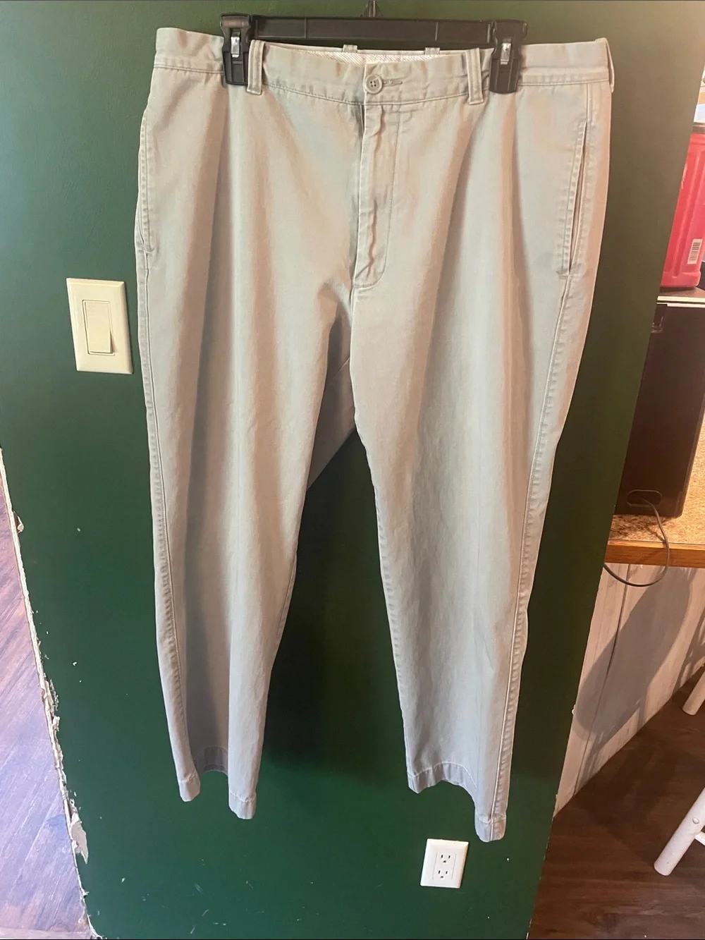 J. Crew Light Gray Chino Pants 100% Cotton Size 36x30
